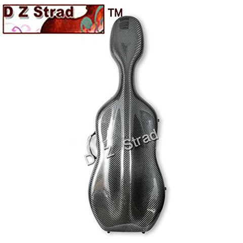 D Z Strad Central Lock Carbon Fiber Cello Case-4/4 Full Size